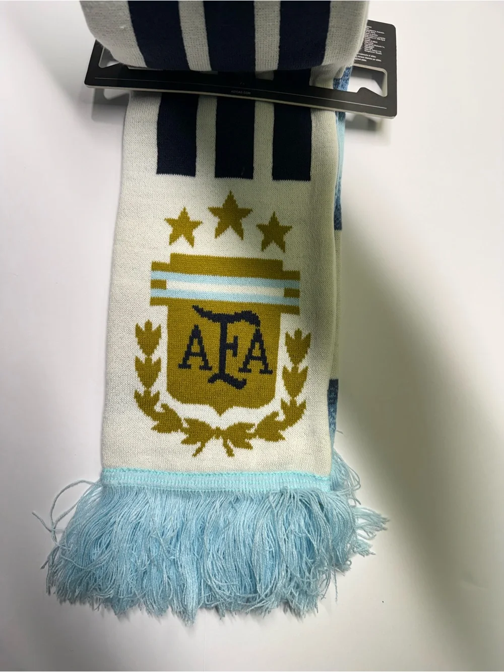 Adidas Argentina National Team DNA Track Jacket JZ6289 Men’s Size M Scarf NWT